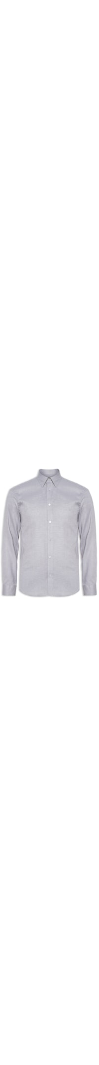 Camisa Masculina Oxfordine classic Irish Manga Longa - Cinza