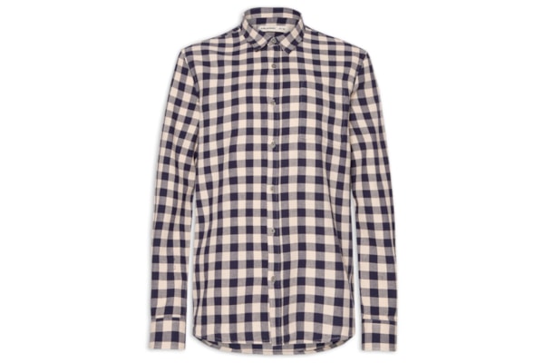 Camisa Masculina Paper Quadriculada - Azul