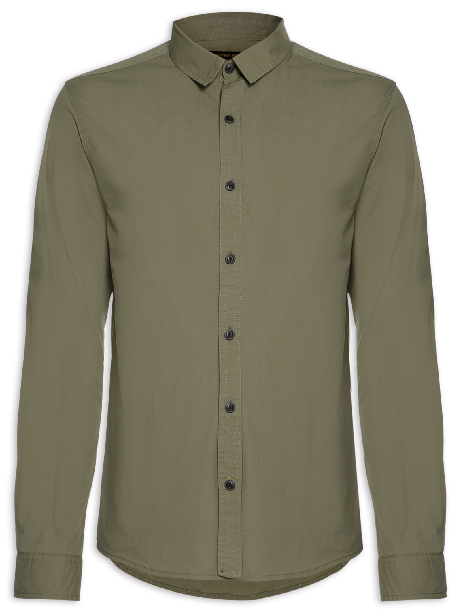 Camisa Masculina Paper Touch Lisa Marrom  Jab