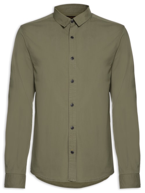 Camisa Masculina Paper Touch Lisa – Marrom