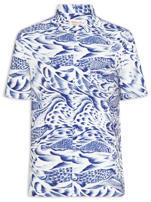 Camisa Masculina Pirarucu Trace Blue – Azul