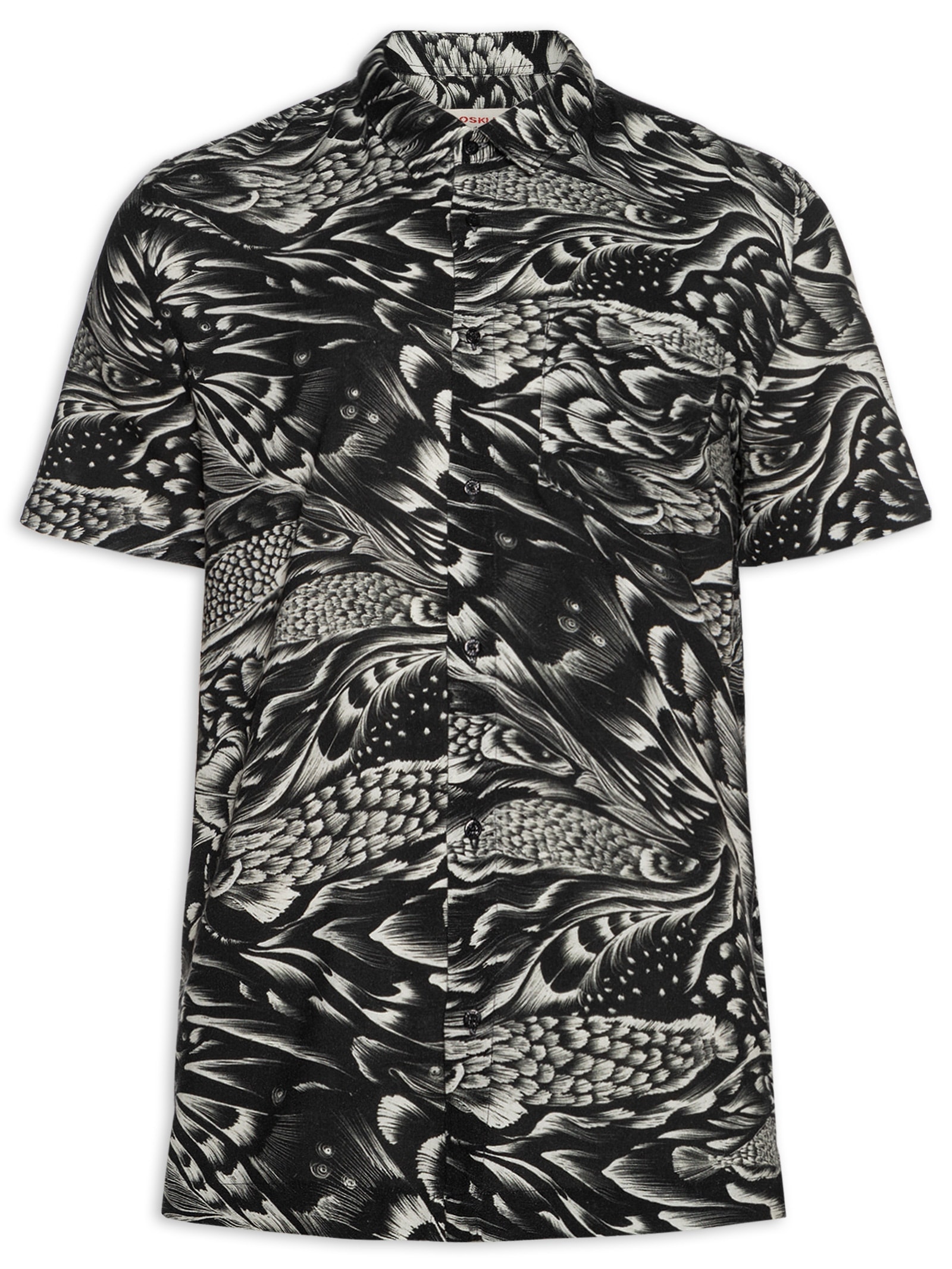 Camisa Masculina Pirarucu Trace Mc Preto Osklen