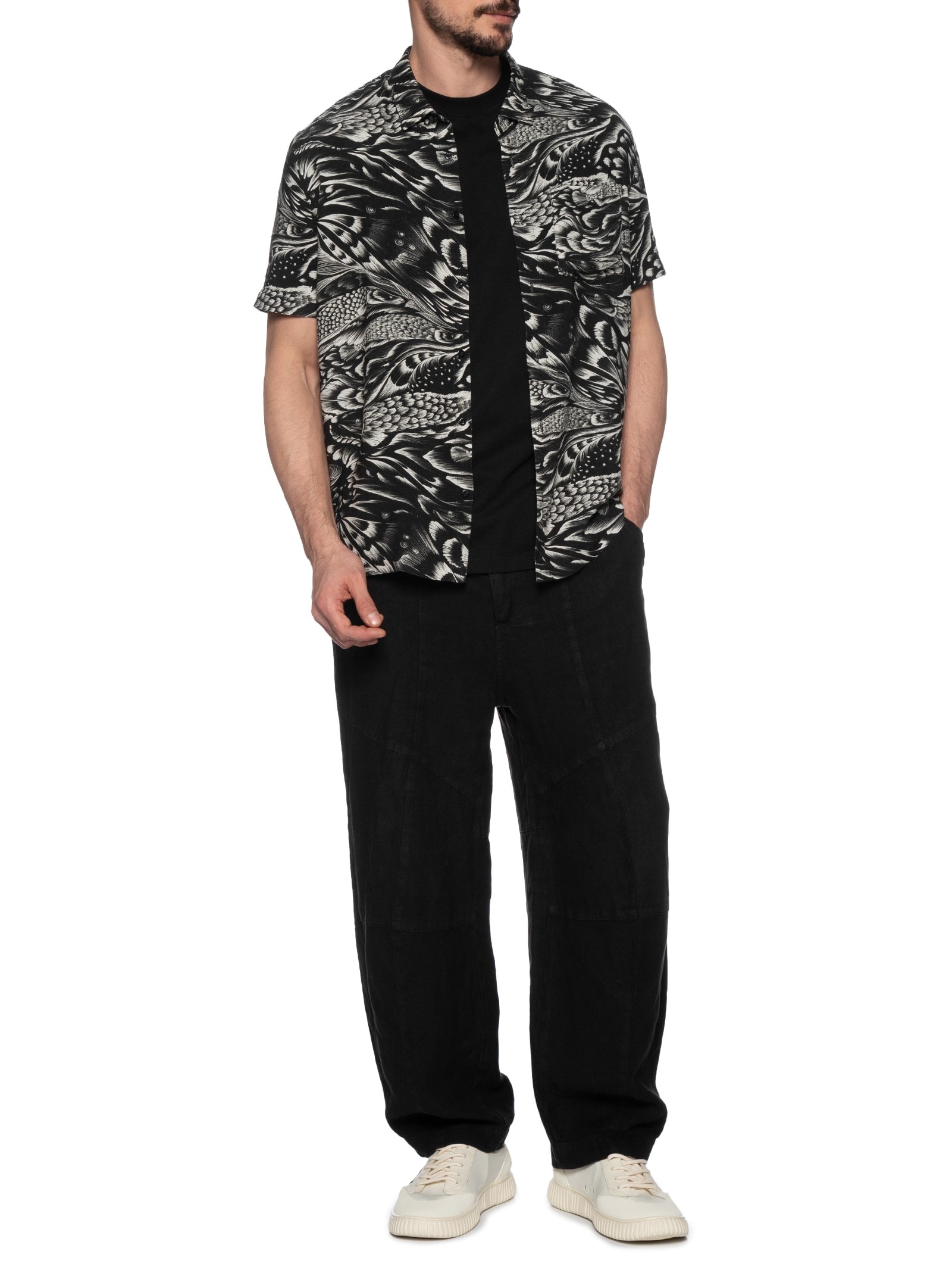 Camisa Masculina Pirarucu Trace Mc Preto Osklen