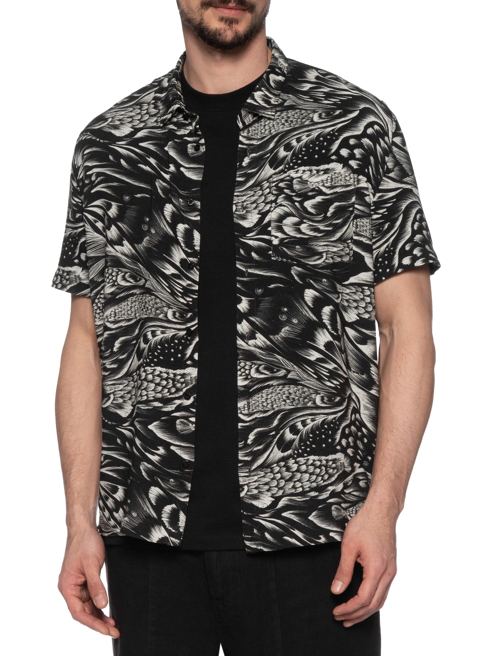 Camisa Masculina Pirarucu Trace Mc Preto Osklen