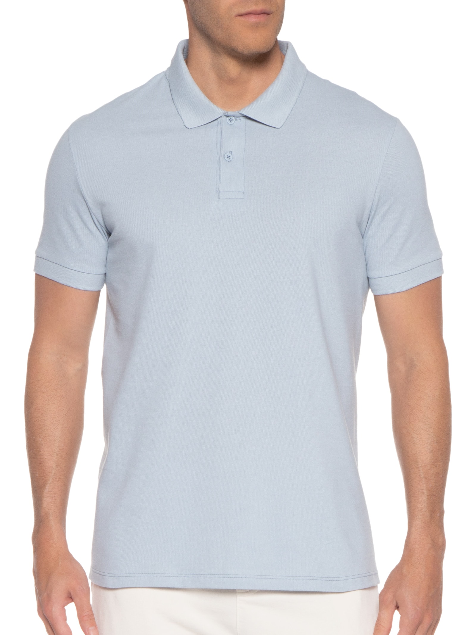 Camisa Masculina Polo MM Azul Hering
