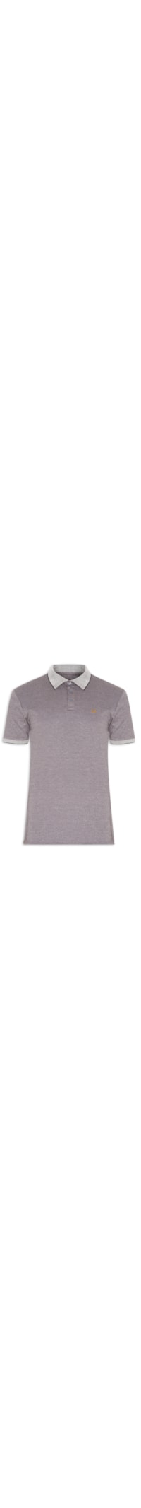 Camisa Masculina Polo Premium Touch - Cinza