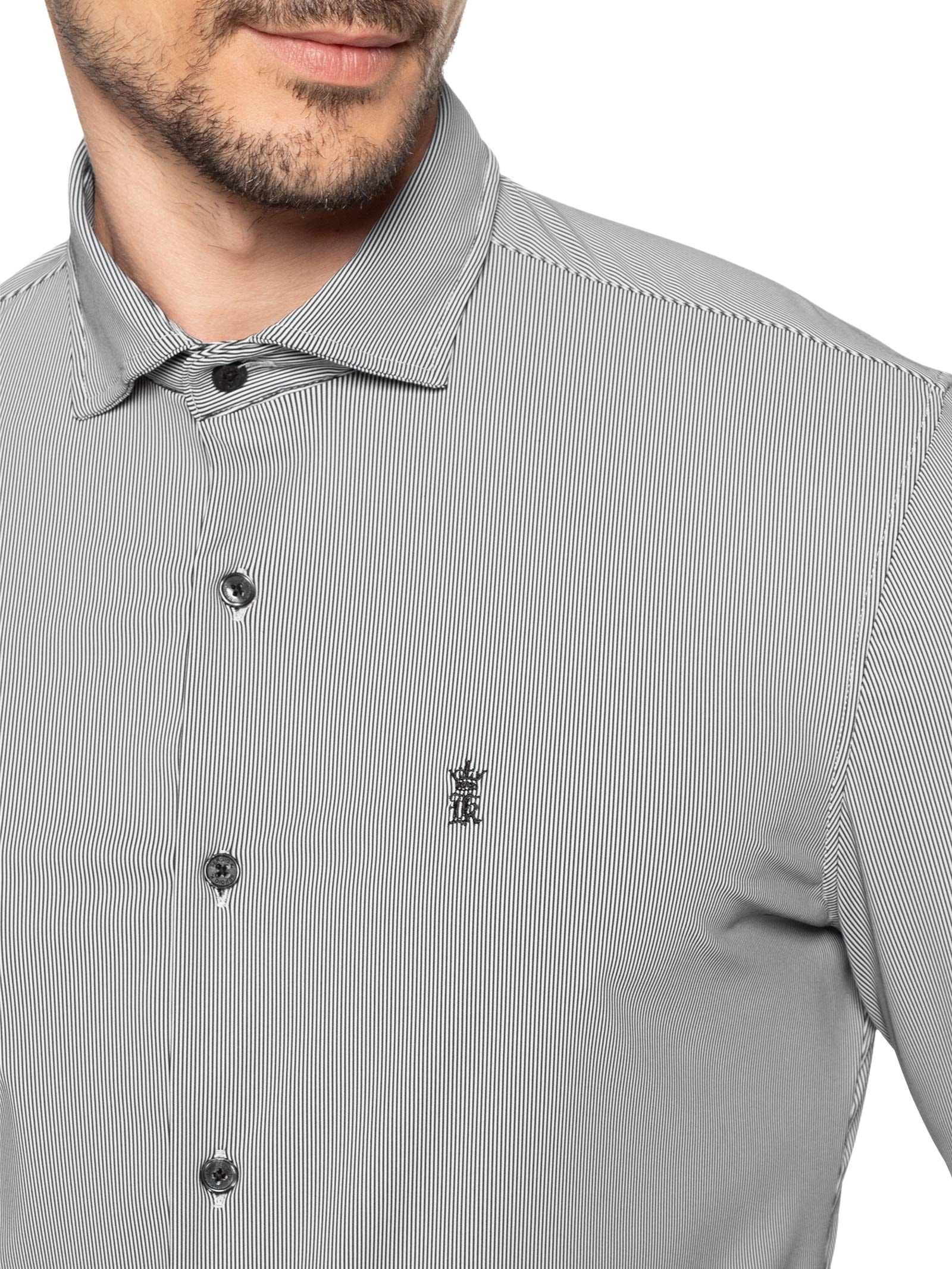 Camisa Masculina Power Poliamida Elastano Ft Preto Sergio K