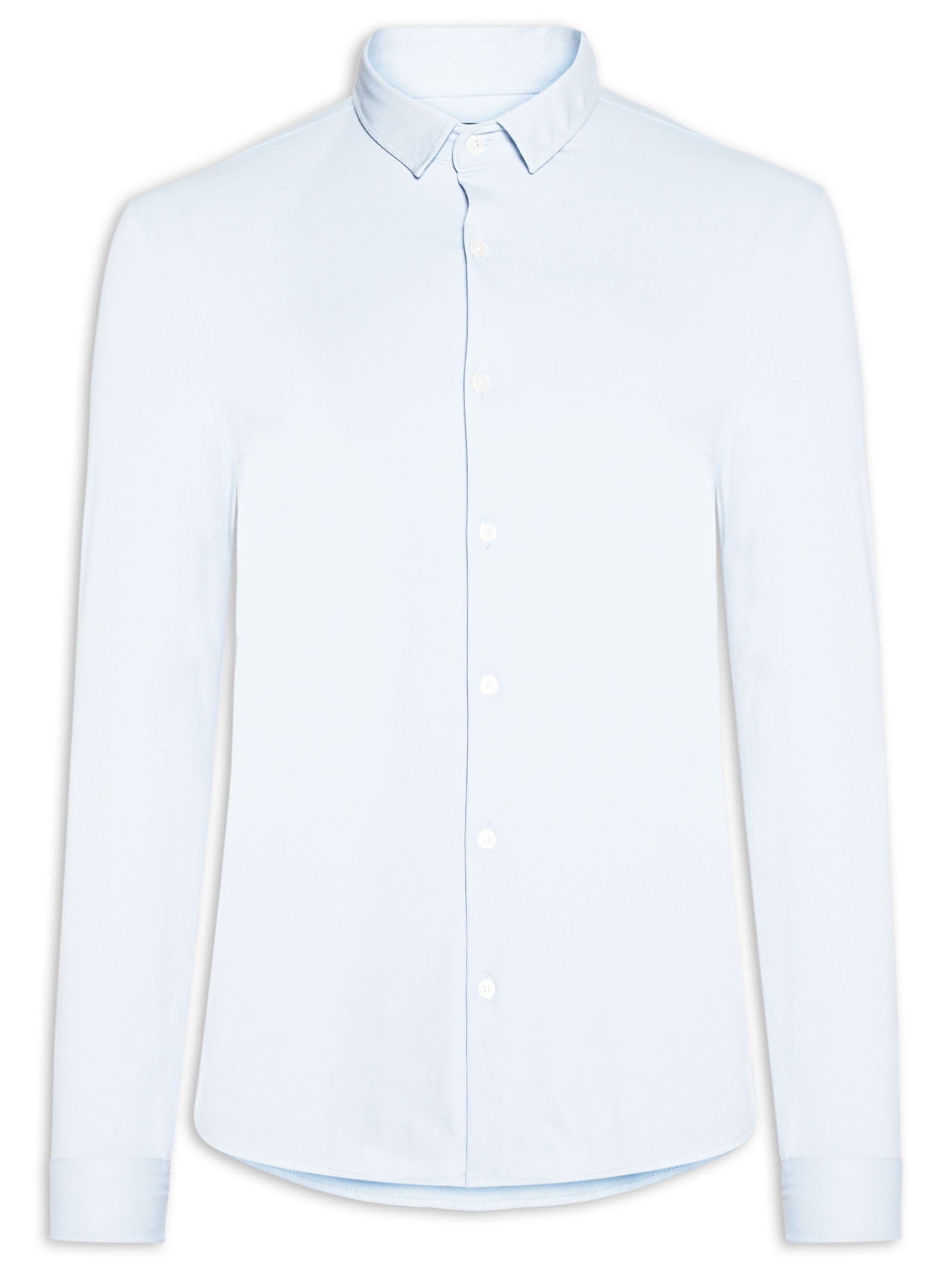 Camisa Masculina Power Poliamida Elastano Lisa Azul Sergio K