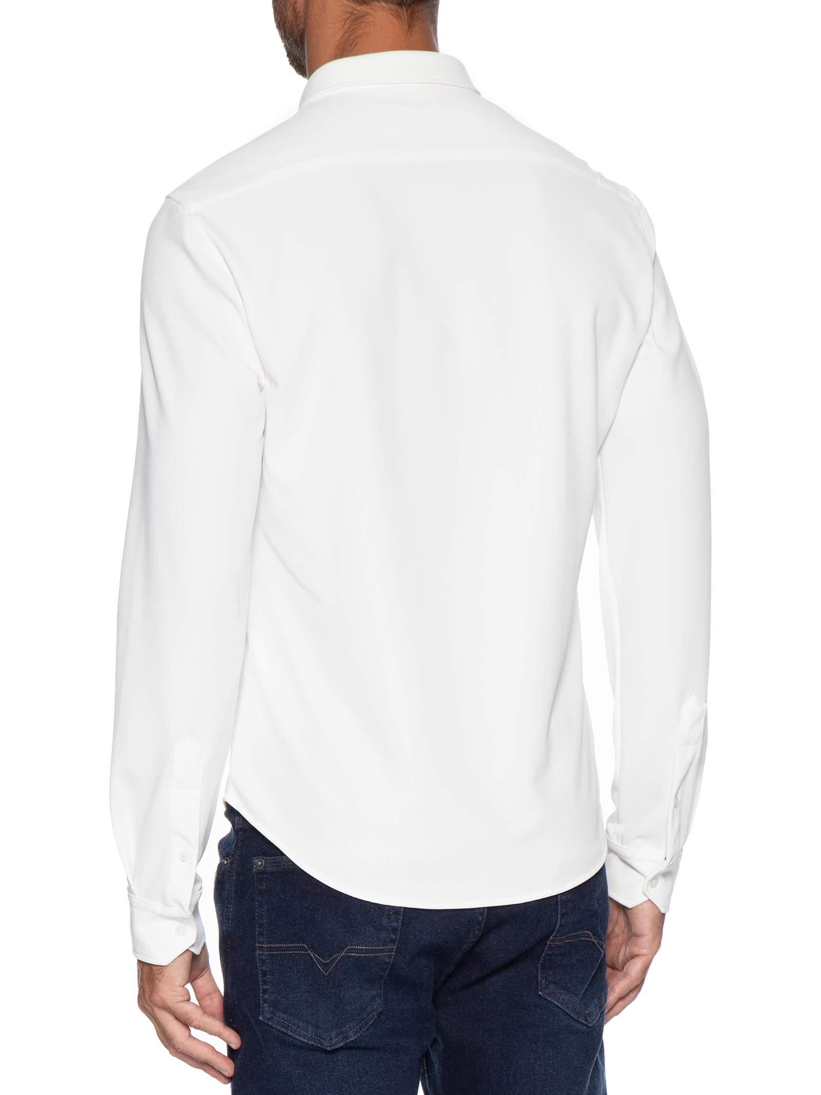 Camisa Masculina Power Quadrile Branco Sergio K