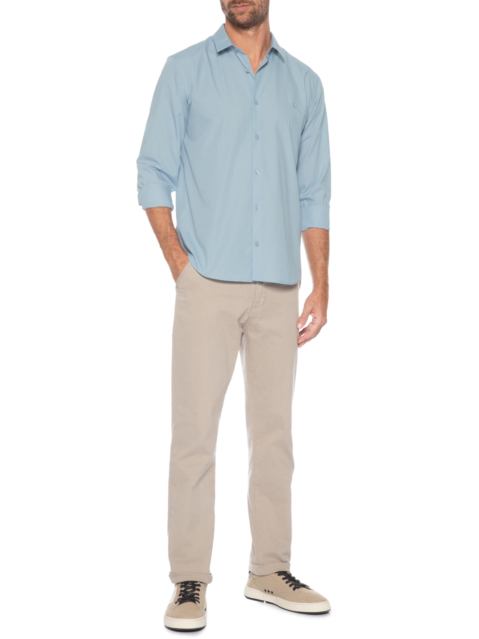 Camisa Masculina Prado Azul Reserva