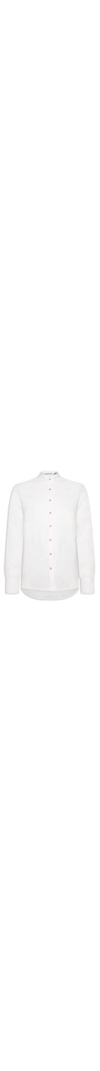Camisa Masculina Prainha Cambraia - Branco