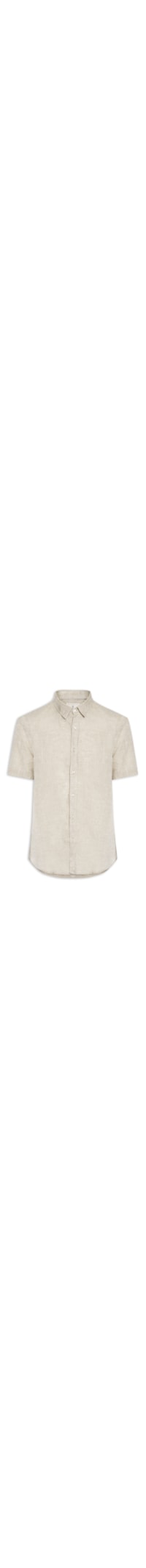 Camisa Masculina Puro Linho - Bege