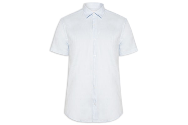 Camisa Masculina Puro Linho Lumiar - Azul