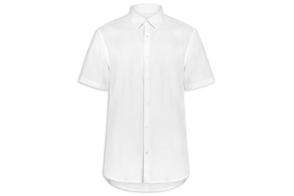 Camisa Masculina Puro Linho Lumiar - Branco