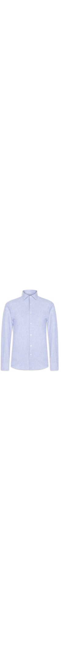 Camisa Masculina Regular Fit Algodão - Azul