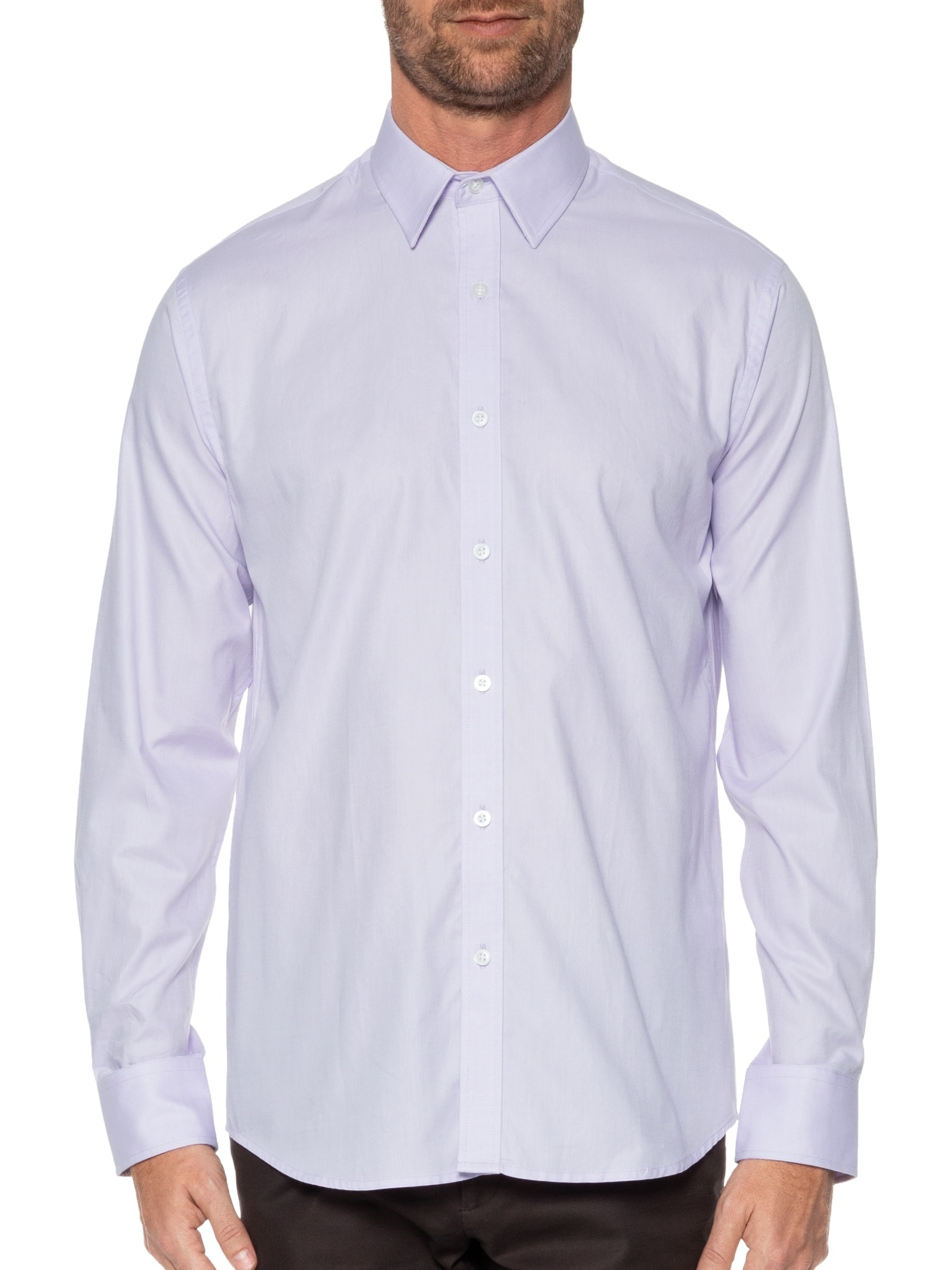 Camisa Masculina Regular Fit Algodão Pima Roxo  '2 Essential