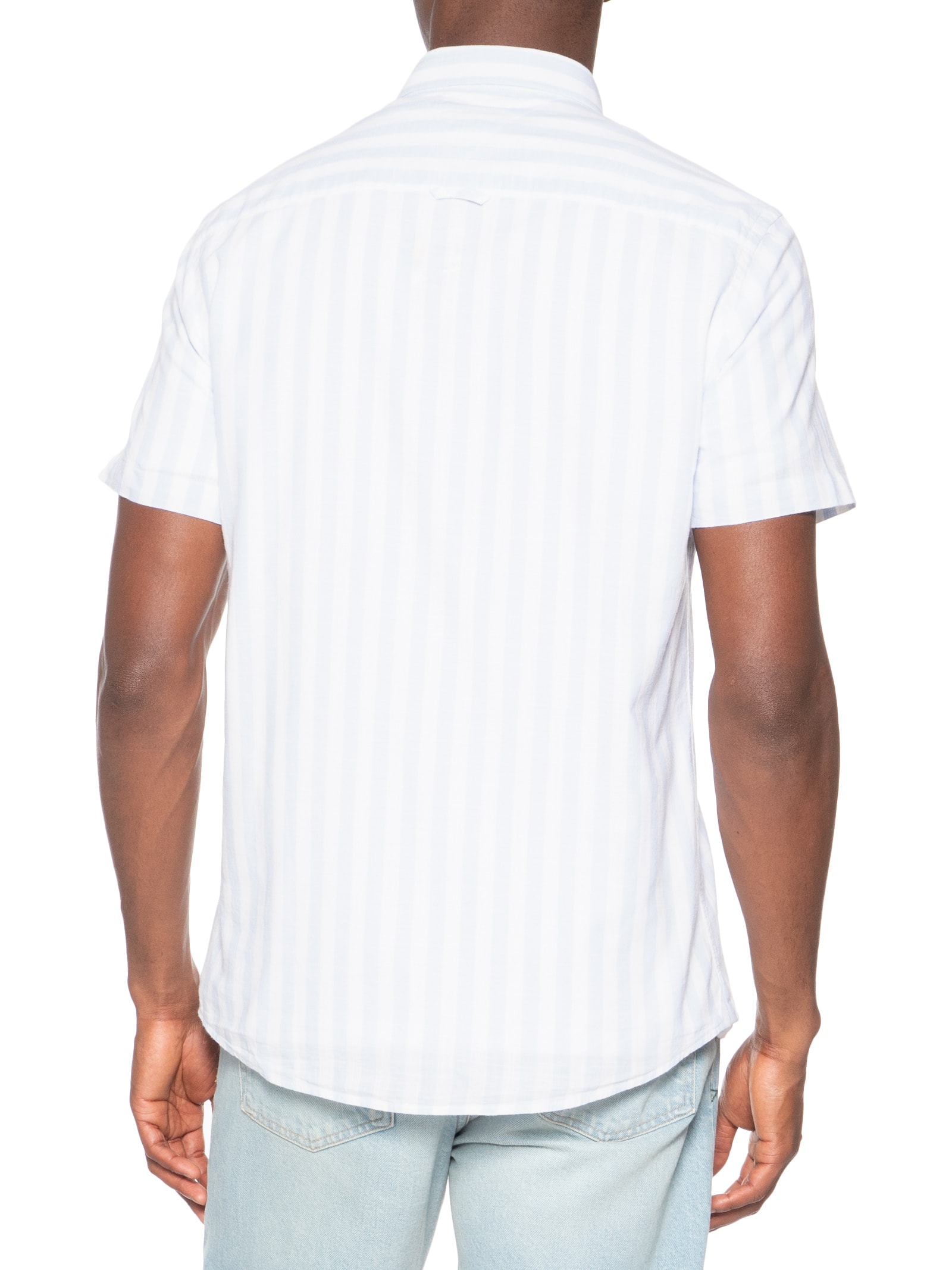 Camisa Masculina Regular Fit Blend Azul Tommy Jeans