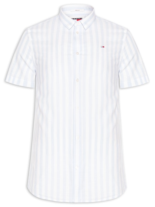 Camisa Masculina Regular Fit Blend – Azul