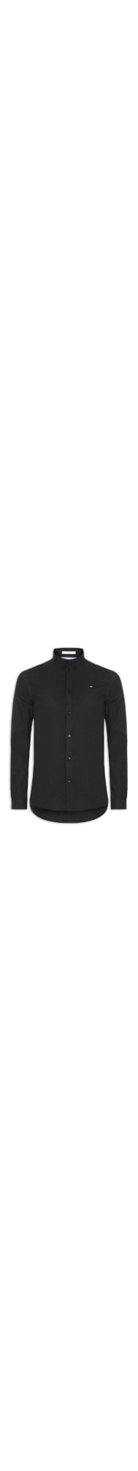 Camisa Masculina Regular Fit Oxford – Preto