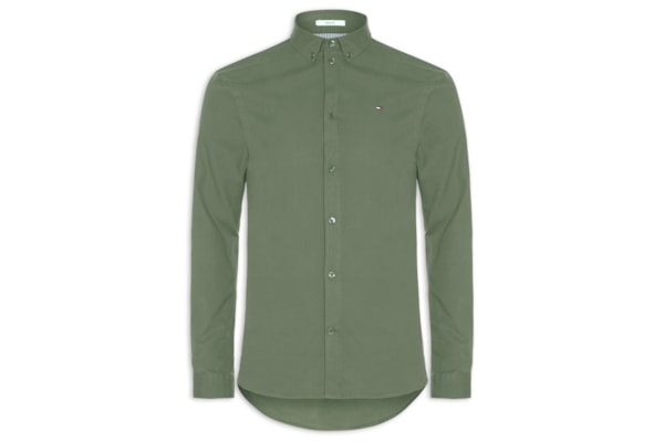 Camisa Masculina Regular Fit Oxford – Verde