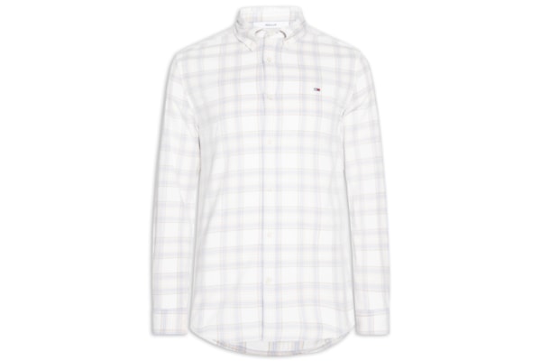 Camisa Masculina Regular Fit Xadrez Cotelê - Azul