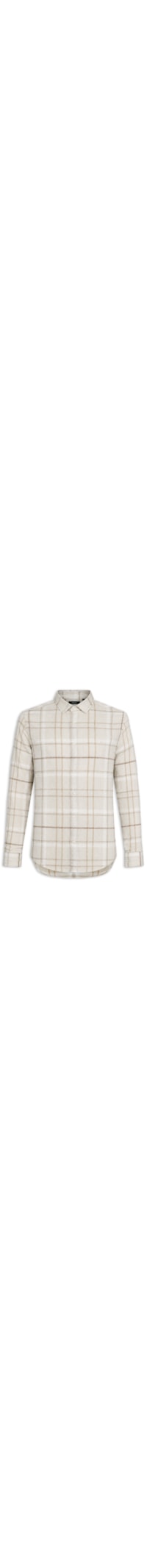 Camisa Masculina Regular Maxi Flame - Bege