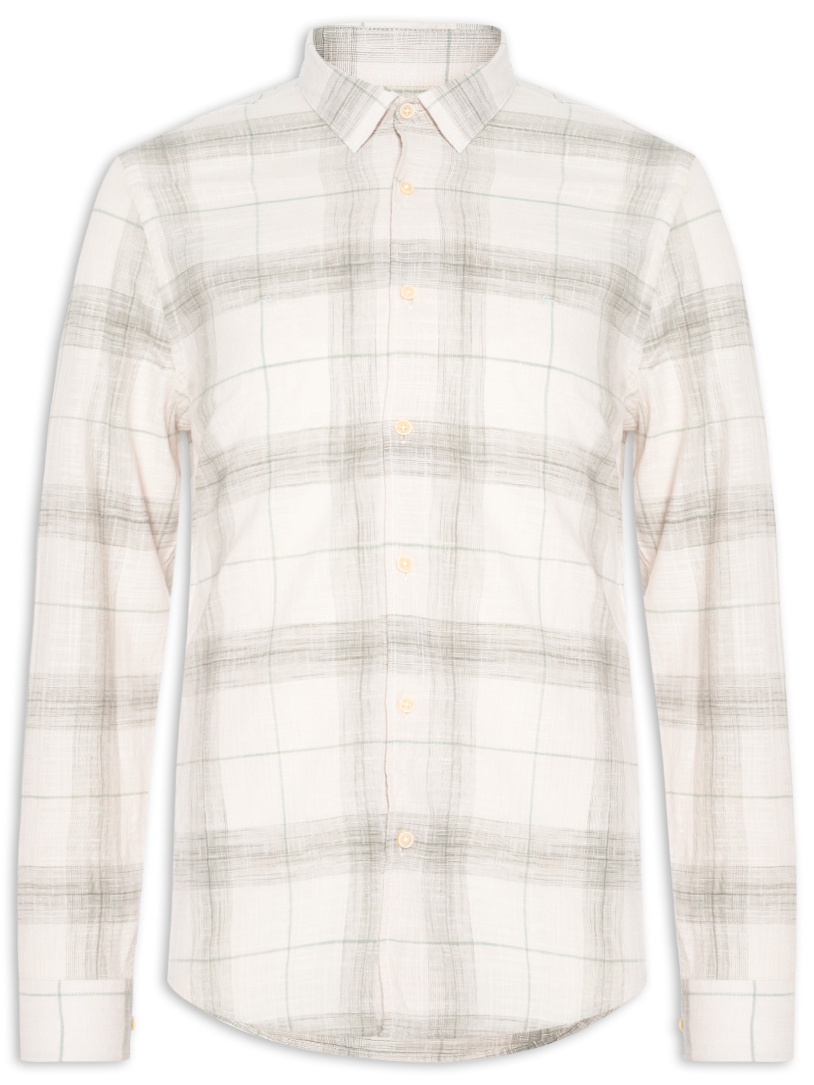 Camisa Masculina Regular Maxi Xadrez Verde Aramis