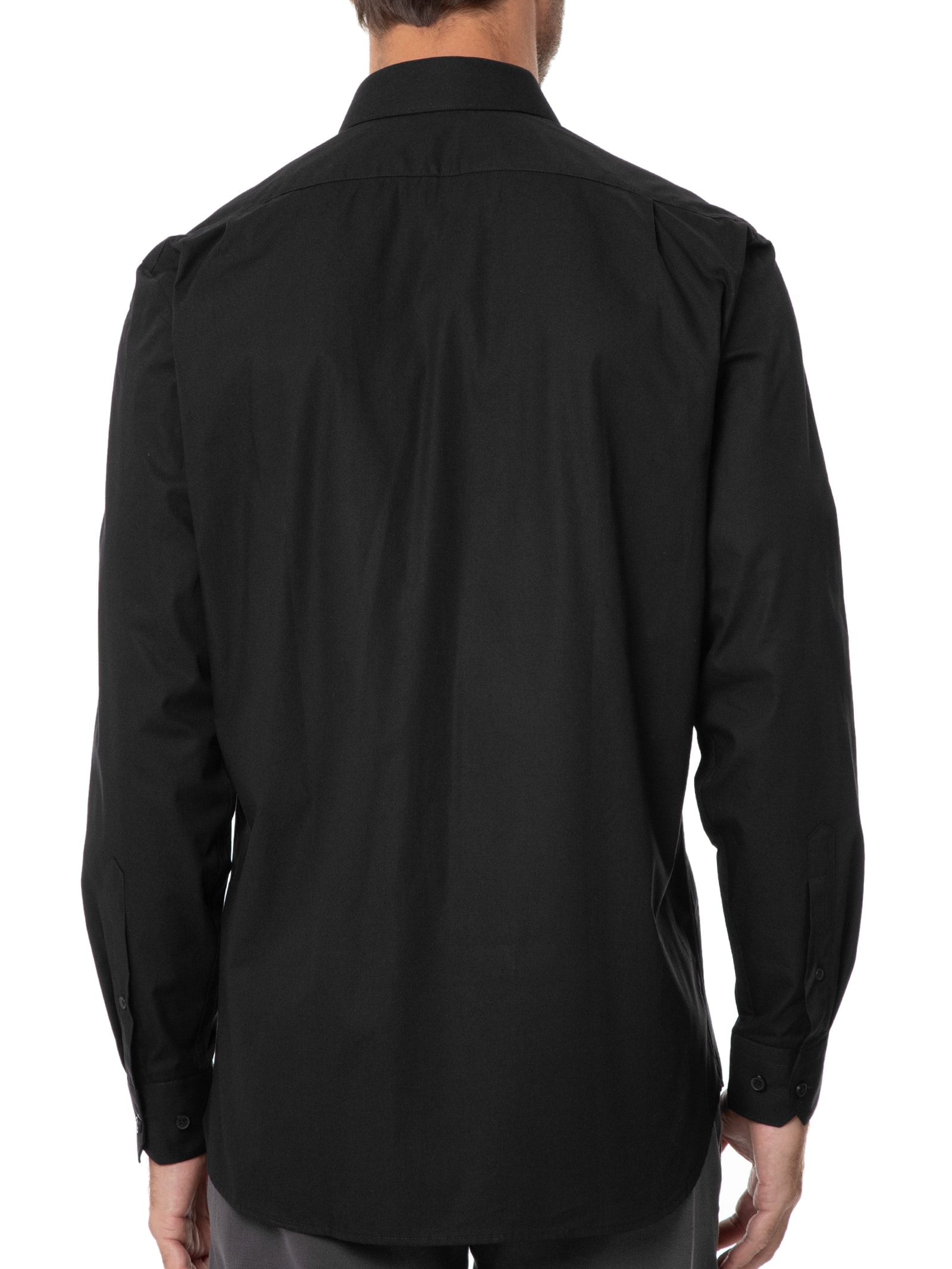 Camisa Masculina Regular Social Lisa Preto Aramis