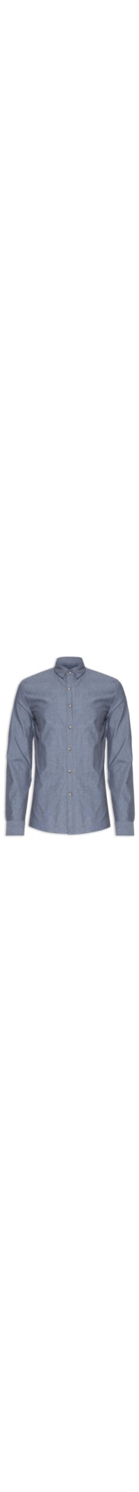 Camisa Masculina Relax - Azul