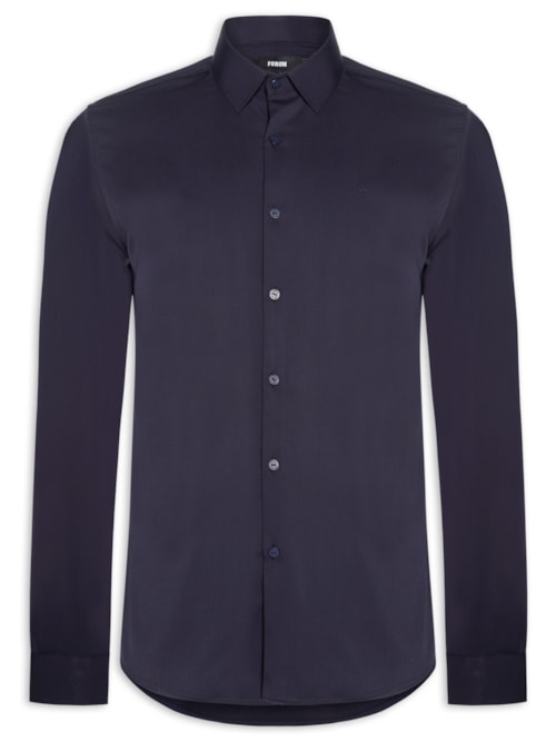 Camisa Masculina Relax – Azul