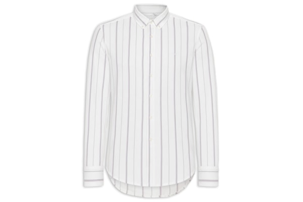Camisa Masculina Relaxed Fit Authentic Button Down - Off White