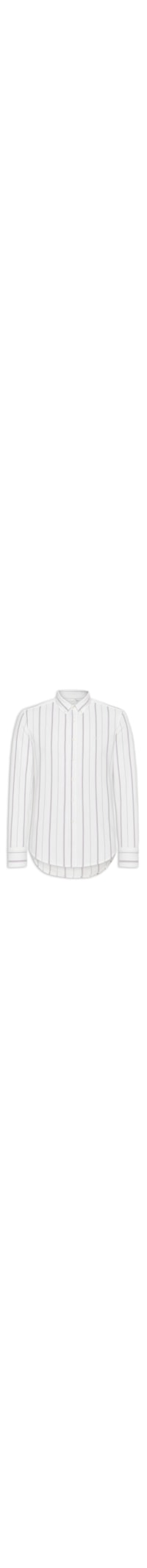 Camisa Masculina Relaxed Fit Authentic Button Down - Off White