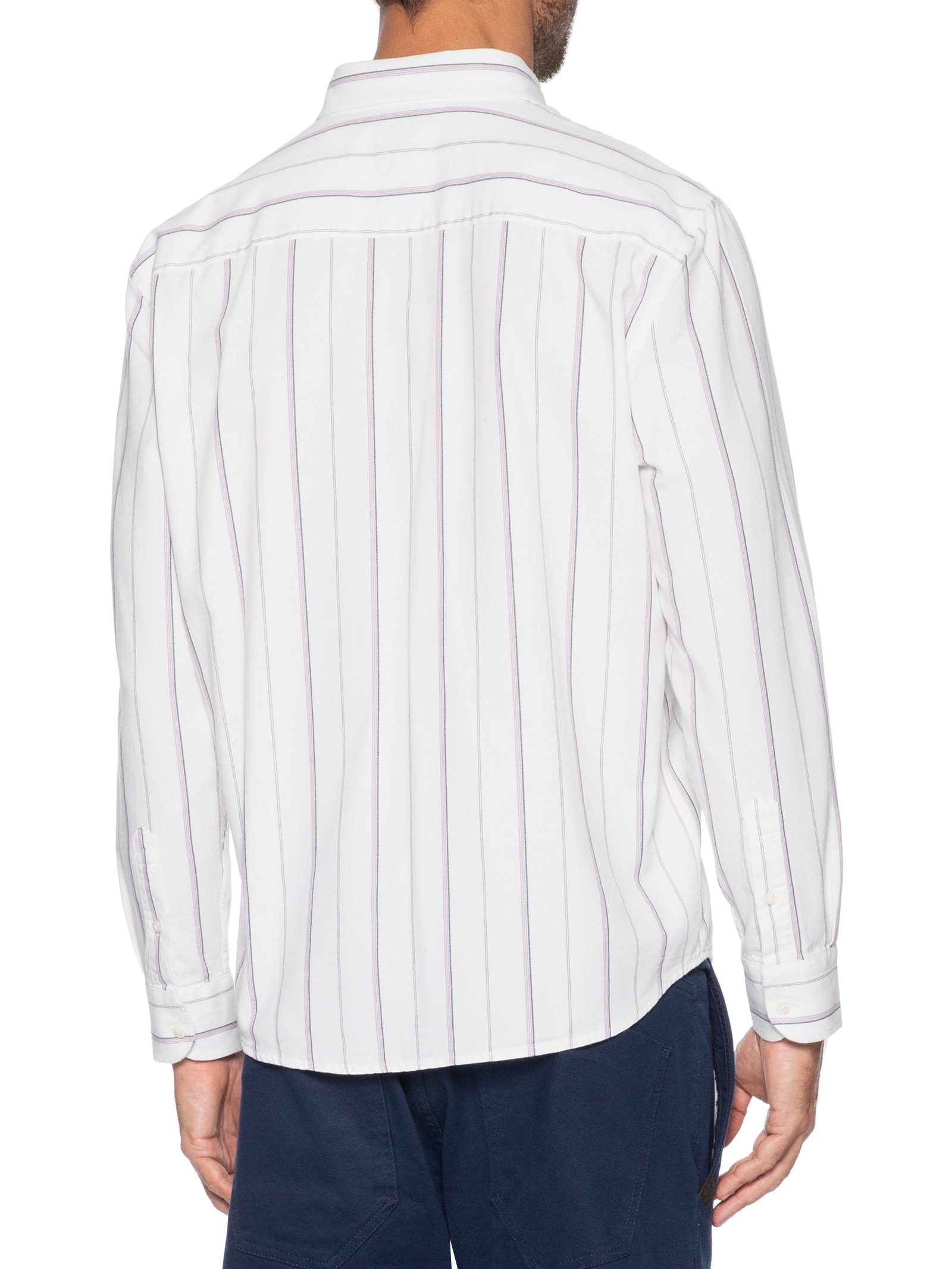 Camisa Masculina Relaxed Fit Authentic Button Down Off White Levi's