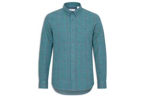 Camisa Masculina Relaxed Fit Authentic Button Down - Verde