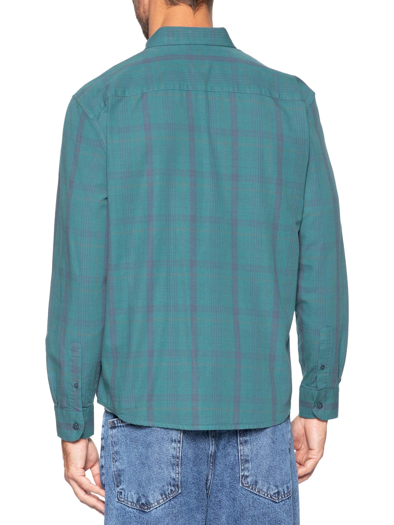 Camisa Masculina Relaxed Fit Authentic Button Down Verde Levi's