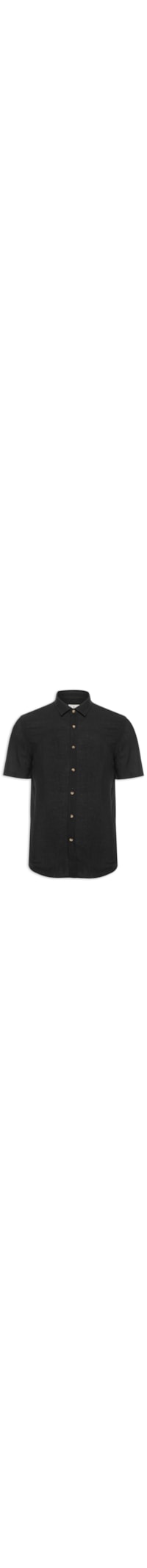 Camisa Masculina Resort - Preto