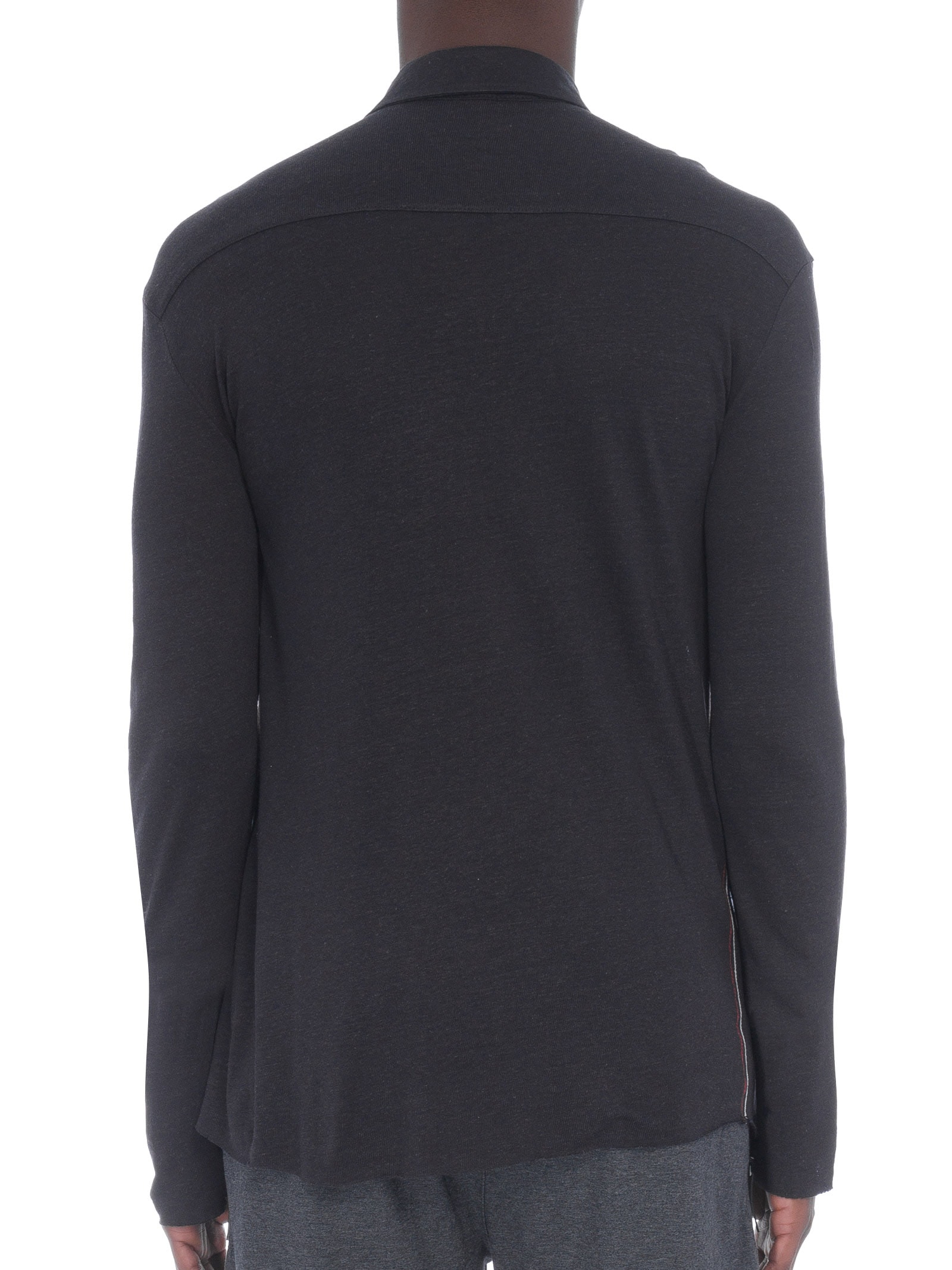 Camisa Masculina Rustic Pesponto Preto Osklen