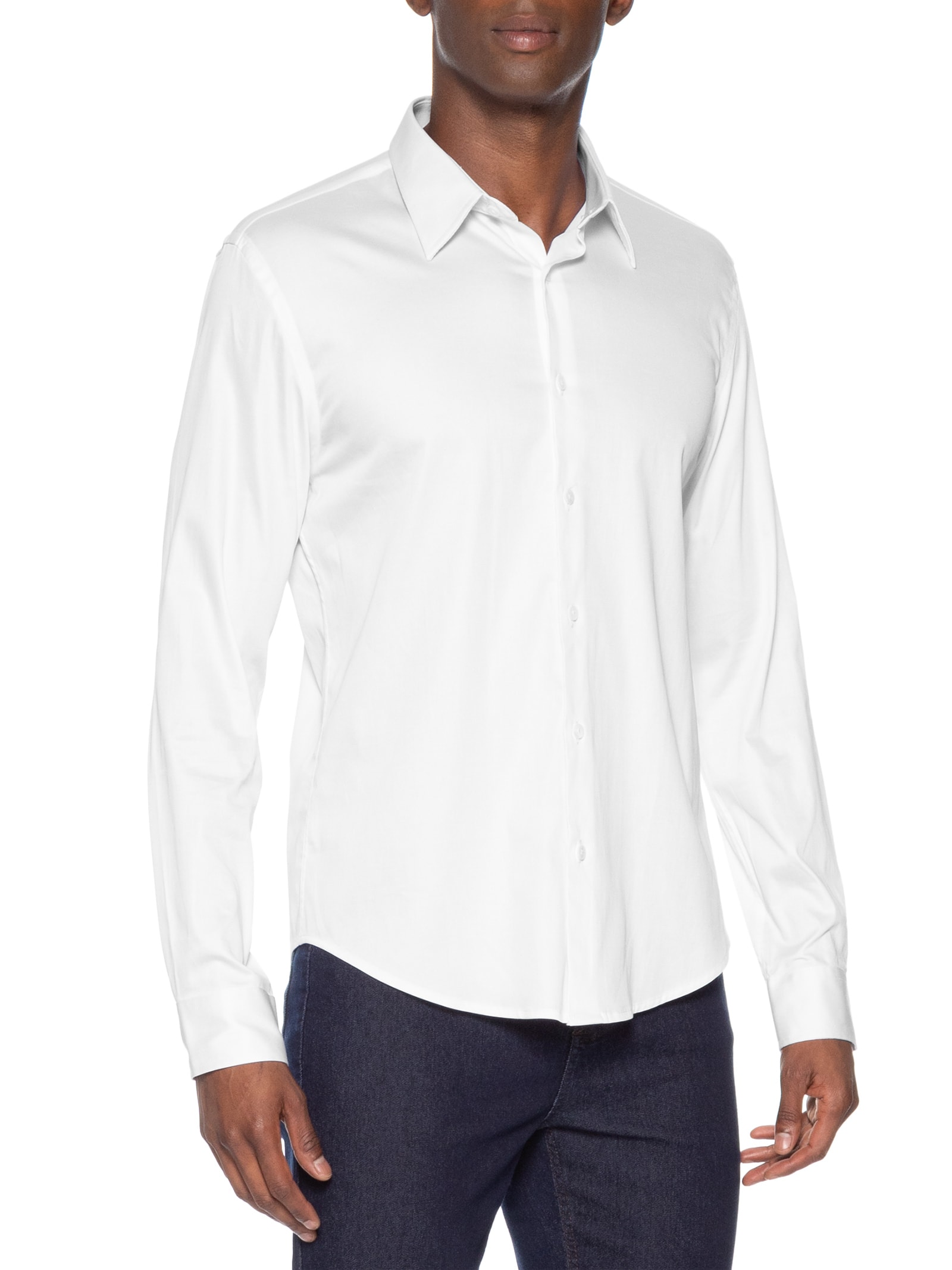 Camisa Masculina Silver Branco Sergio K