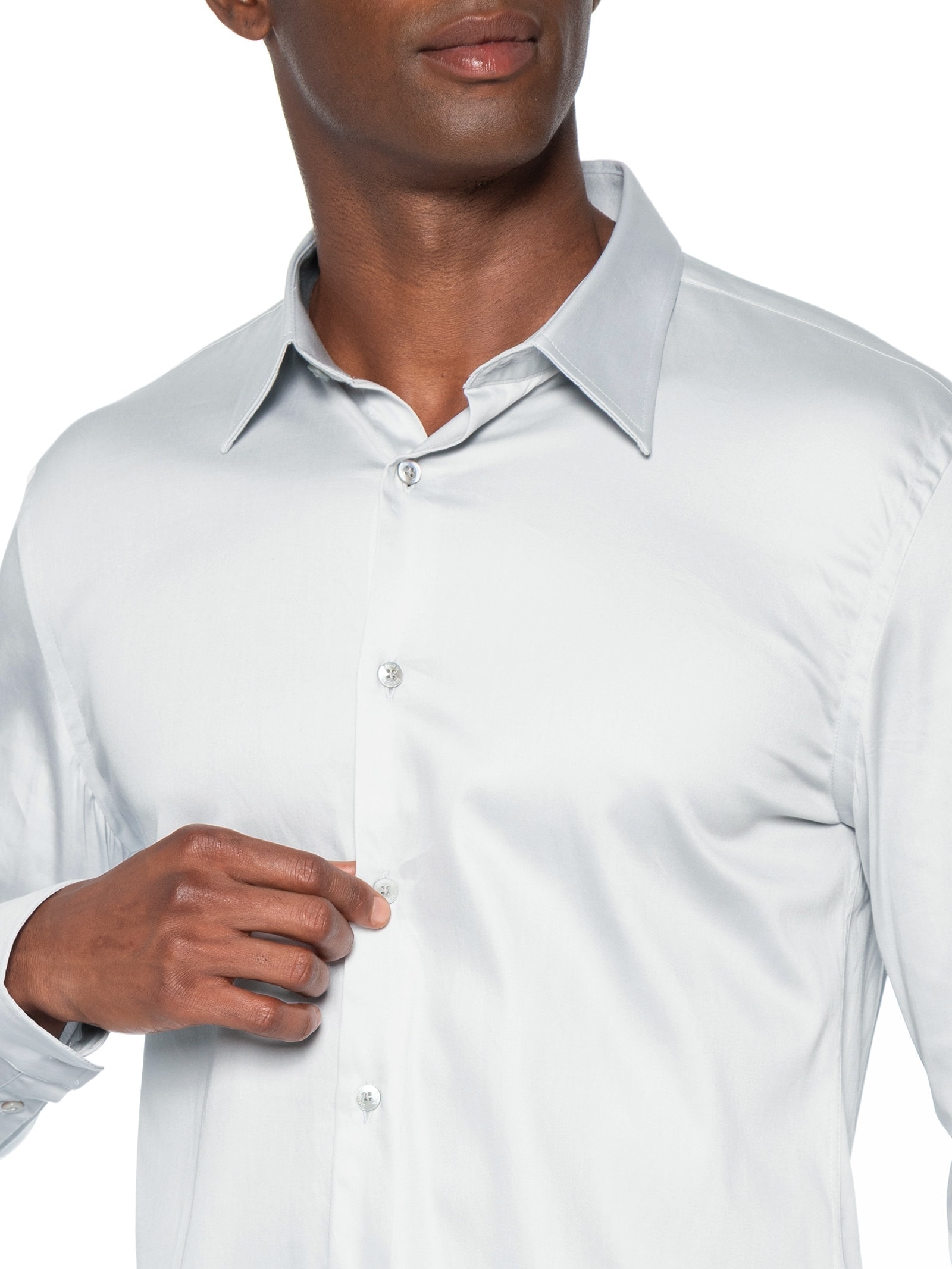 Camisa Masculina Silver Cinza Sergio K
