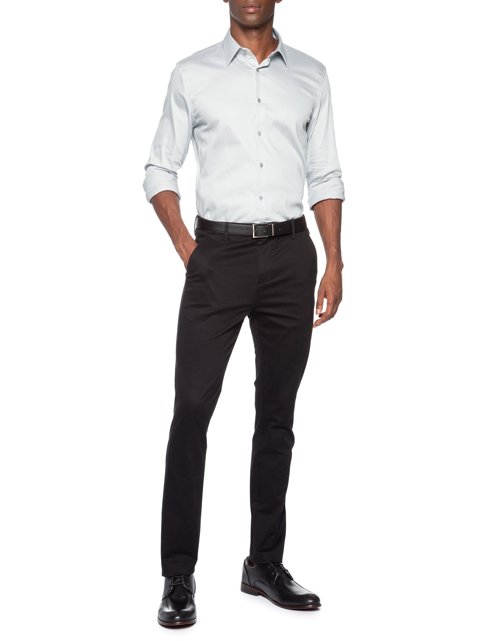 Camisa Masculina Silver Cinza Sergio K