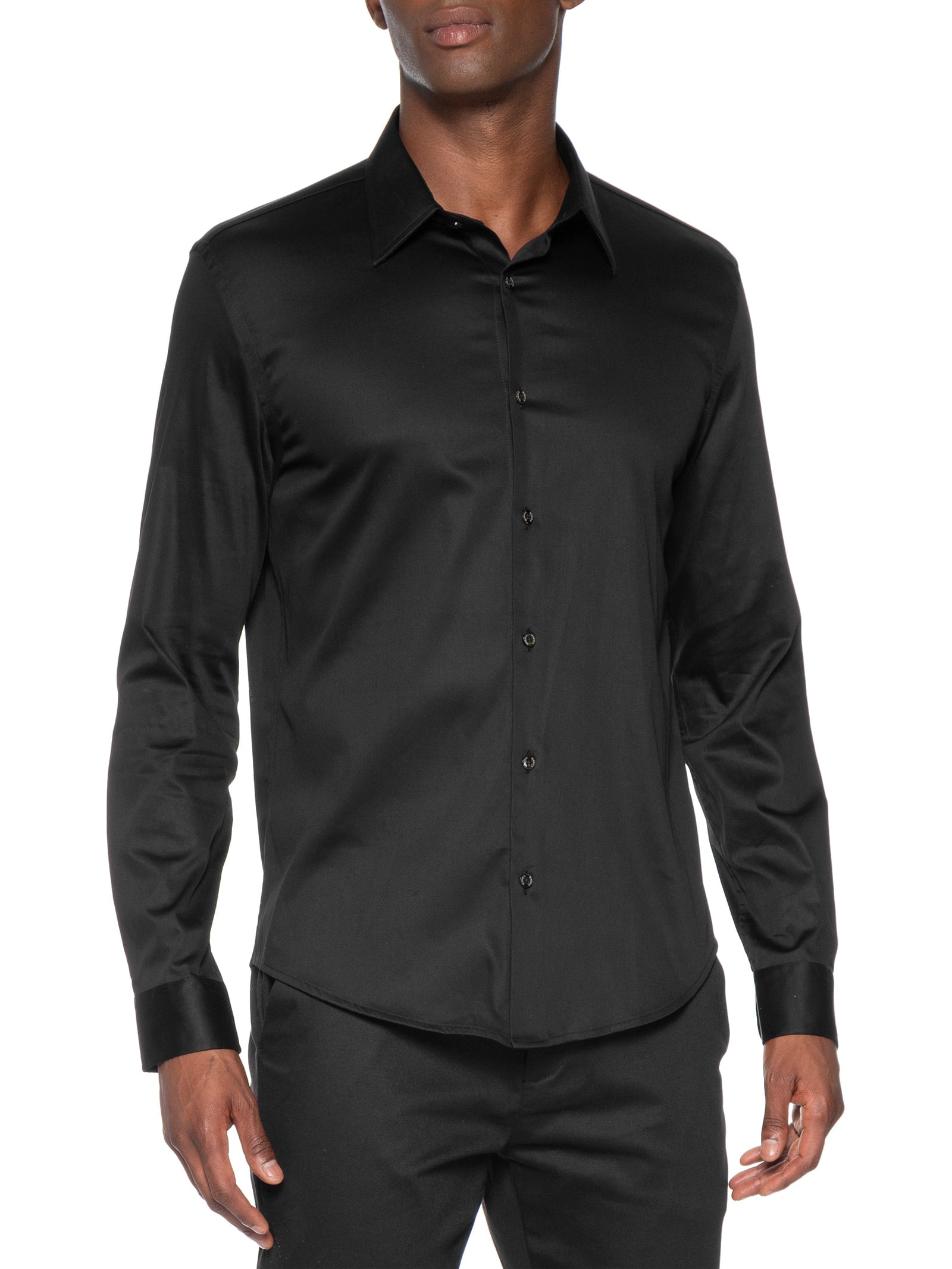 Camisa Masculina Silver Preto Sergio K
