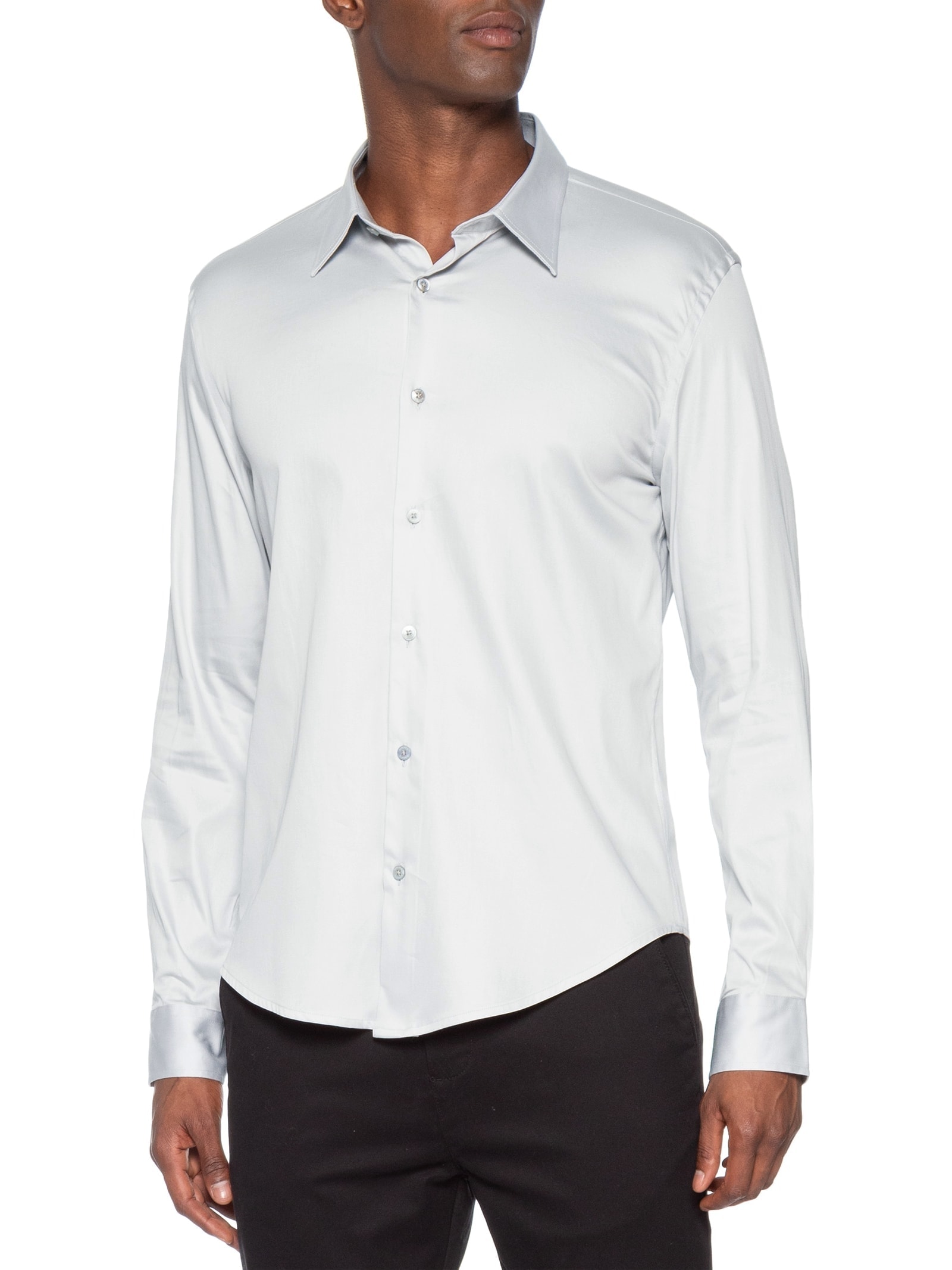 Camisa Masculina Silver – Cinza Sergio K