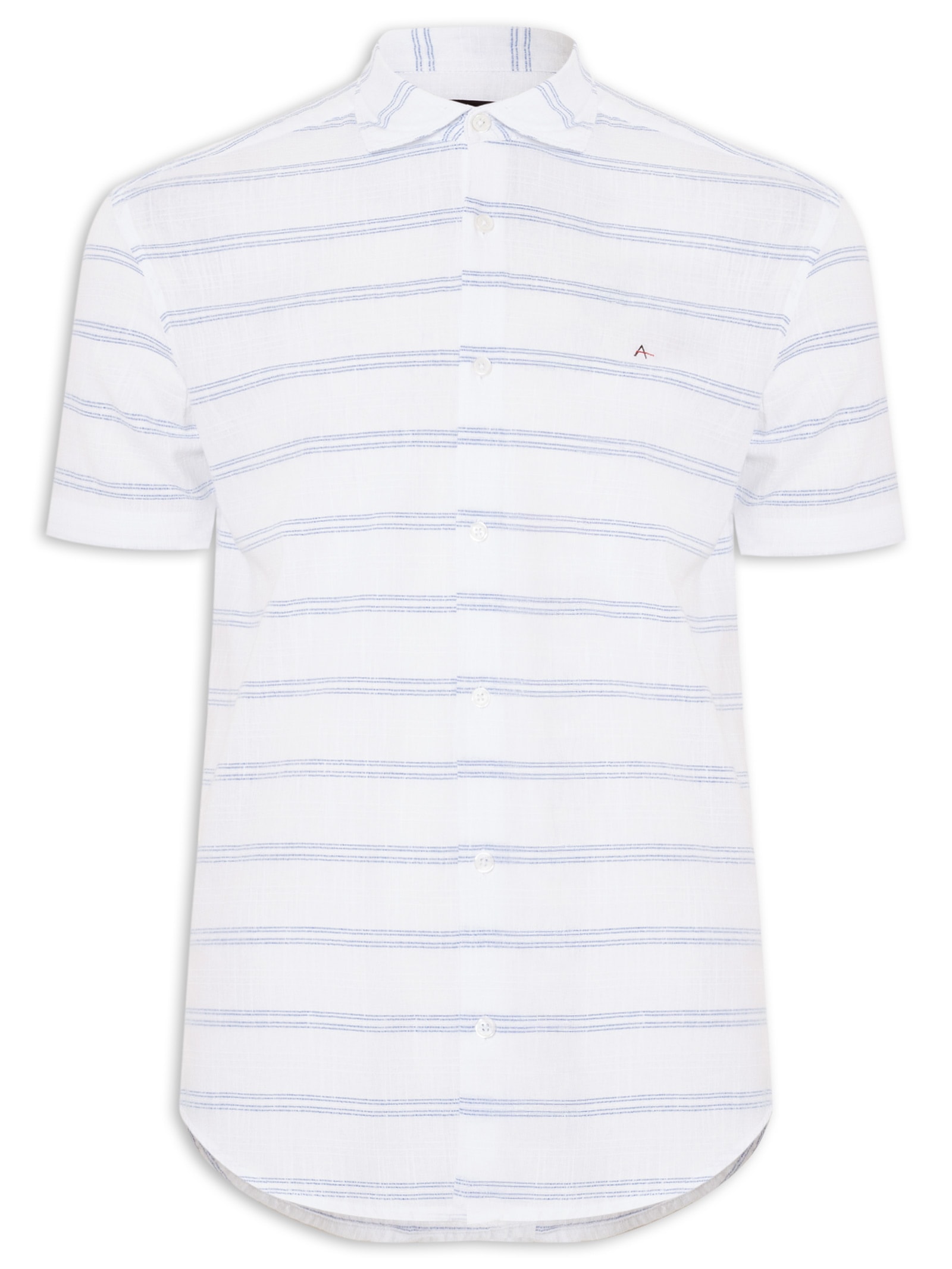 Camisa Masculina Sl Flame Listrado Out Branco Aramis