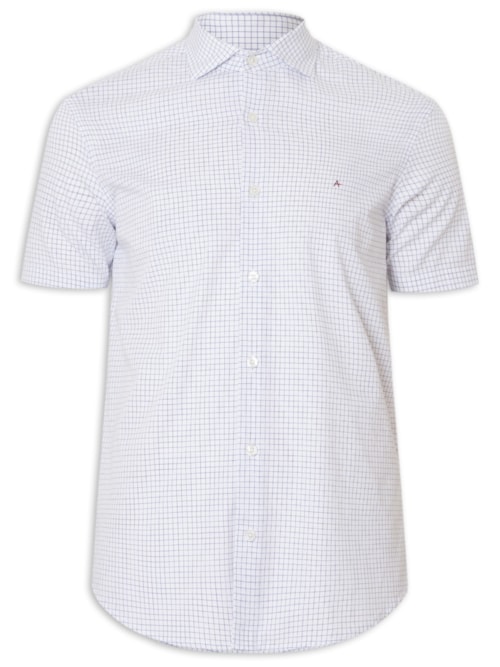 Camisa Masculina Sl Tric Xadrez Out – Azul