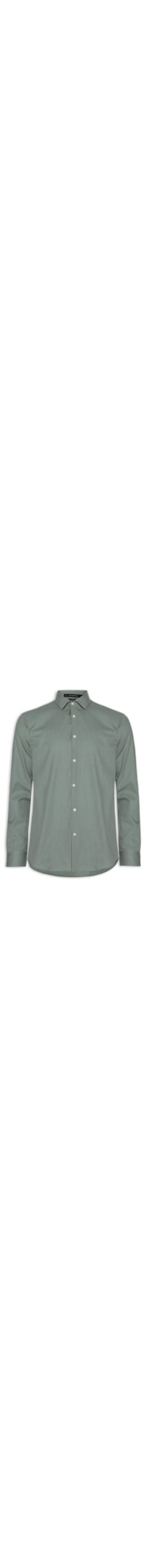 Camisa Masculina Slim Algodão Mxd Damero - Verde