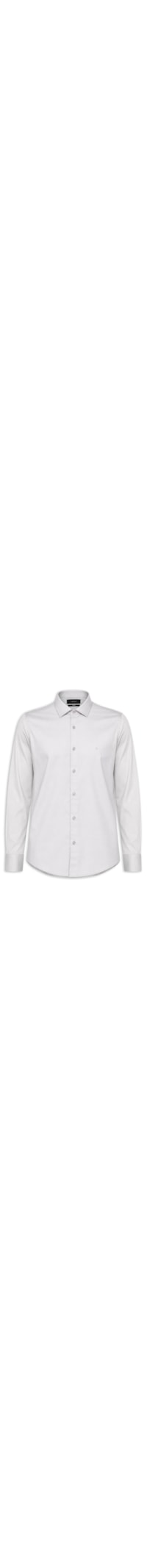 Camisa Masculina Slim em Cetim Strech Hudson - Cinza
