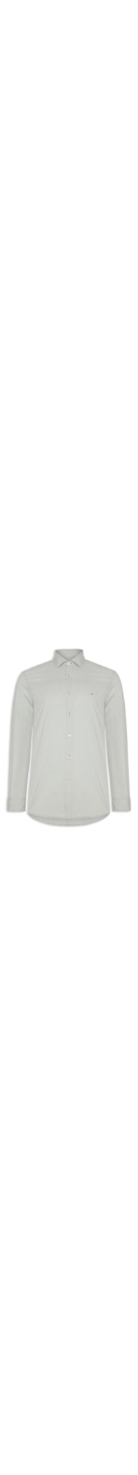 Camisa Masculina Slim Fio 60 Carbon Touch Mecla - Verde