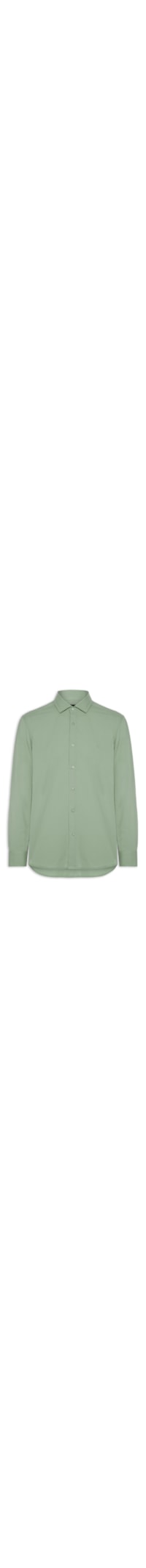 Camisa Masculina Slim Fio 60 Carbon Touch - Verde