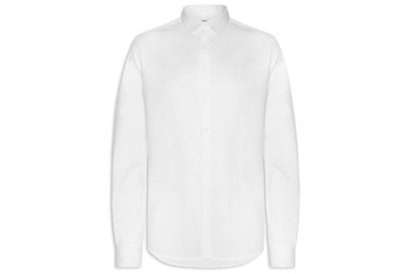 Camisa Masculina Slim Fit - Branco