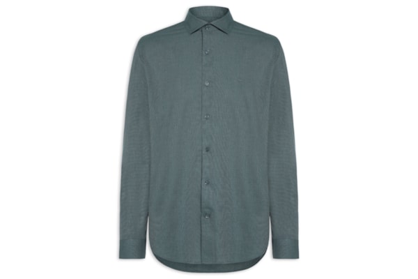 Camisa Masculina Slim Fit Fila Fil Antilia - Verde